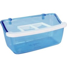 MarkEntegra Mavi 10 cm Izgaralı Kuş Yemlikleri, 36 Adet