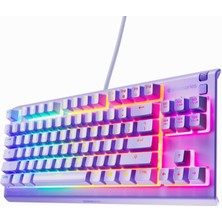 Hype Store Steelseries Apex 3 Tkl Rgb Suya ve Toza Dayanıklı Türkçe Gaming Klavye – Lila