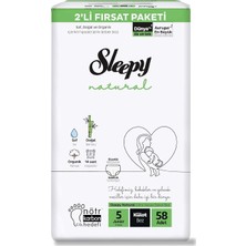 Hype Store Natural 2'li Fırsat Paketi Külot Bez 5 Numara Junior 58 Adet