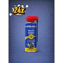 Sibax Multi Çok Amaçlı Sprey Yağlayıcı Pas Sökücü 400 ml 24'lü Akıllı Kaybolmayan Pipet Başlık