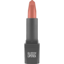 Hype Store Uzun Süre Kalıcı Yoğun Renk Veren Nemlendirici Parlak Ruj - Glossy Lipstick 304 Nude Apricot