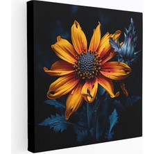 Popcas Vahşi Çiçek Duvar Dekorasyonu - Canlı Kontrast - Vahşi Çiçek Yüksek Kontrastlı Fotoğraf Ev Dekorasyonu