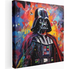 Popcas Star Wars Kanvas Tablo - Soyut Darth Vader Duvar Sanatı - Star Wars Kanvas Duvar Sanatı Duvar Dekorasyonu