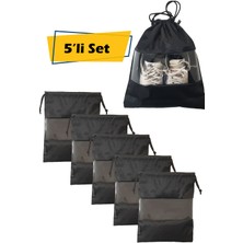 5'li Ayakkabı Saklama Çantası Seti, Pratik ve Şık Depolama Çözümü