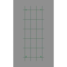 Hype Store Gardener 74060 Sarmaşık Bitkilere Özel Metal Tırmanma Kafesi - Yeşil 150CM x 60CM