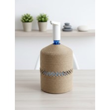 Hasır Damacana Kılıfı 19L, Dekoratif Jüt Ip Örgü Su Sebili Kılıfı