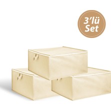 Büyük Boy Hurç Seti, 3 Adet, 64X41X35 Cm, Pratik ve Şık Depolama Çözümü