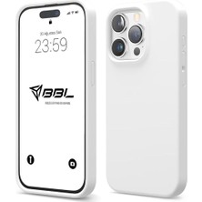 Hype Store iPhone Kılıf Ince Sıvı Silikon 3 Katmanlı Tam Kaplamalı Yumuşak Jel Kauçuk Kılıf Kapak, Beyaz (Iphon