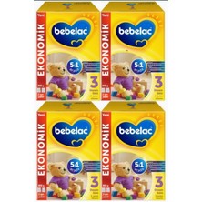 Hype Store 3 Bebek Devam Sütü 800 gr 9-12 Ay x 4 Adet