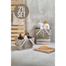 Çiftli Çok Amaçlı Taşınabilir Sepet, Banyo ve Mutfak Düzenleyici