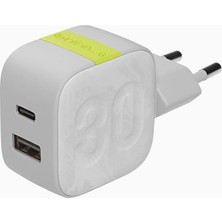 Hype Store By Harman - Instantcharger 30W 2 USB Şarj Cihazı, Beyaz