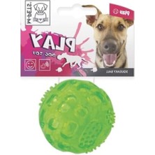 MarkEntegra Squeaky Oyun Topu - Köpekler Için Yeşil (6,3 Cm)