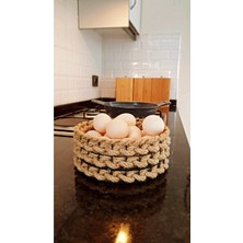 Çok Katlı Yumurta Saklama Sepeti, Organizer ve Düzenleyici, Mini Hasır Sepet