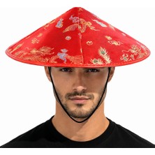 Store Mania Kırmızı Saten Dragon Işlemeli Şapka – Lastikli STRMIA-RSTTT34