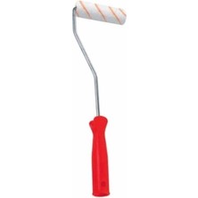 MarkEntegra Saten Parmak Boya Rulosu, 10 cm Uzunluk, Saplı