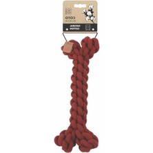 MarkEntegra 30 cm Örgü Kemik Oyuncak, Güvenli ve Toksik Olmayan