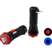 Vice Avm 1W TEK LED FİŞ ŞARJLI EL FENERİ UZUN MESAFELİ (4915)