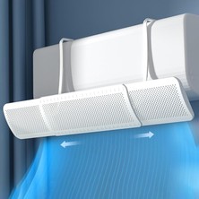 Storemax Delikli Ayarlanabilir Klima Hava Yönlendirici Aparatı ve Siperliği - 56-92 cm Ayarlanabilir Split Klima Aparatı