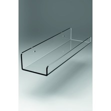 Şeffaf Pleksi Raf Düzenleme Standı, 30 Cm, Şık ve Fonksiyonel Kullanım