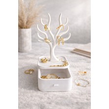 3D Baskı Premium Takı Standı ve Organizer, Çekmeceli Ağaç Tasarımı