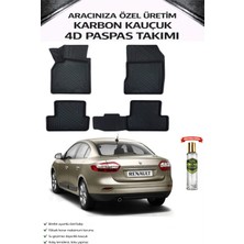 Renault Fluence 2009 Model Aracınıza Özel Karbon Kauçuk Paspas Takımı