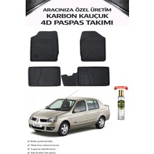 Renault Symbol 2007 Model Aracınıza Özel Karbon Kauçuk Paspas Takımı