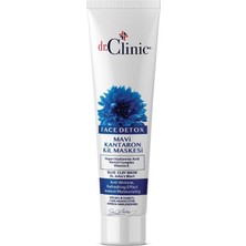 Dr. Clinic Mavi Kantaron Kil Maskesi Vegan 100 ml Besleyici Etkili Hyaluronic Acid ile Cilt Bakımı