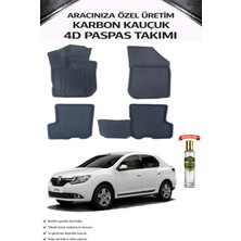Renault Symbol 2015 Model Aracınıza Özel Karbon Kauçuk Paspas Takımı