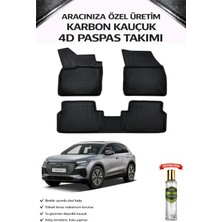 Audi Q4 E-Tron 2018 Model Aracınıza Özel Karbon Kauçuk Paspas Takımı