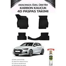 Audi A3 Hatchback 2020 Model Aracınıza Özel Karbon Kauçuk Paspas Takımı