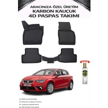 Seat Ibiza 2024 Model Aracınıza Özel Karbon Kauçuk Paspas Takımı