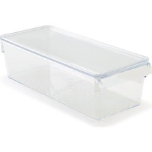 Şeffaf Buzdolabı Düzenleyici Dolap Içi Organizer Raf 360X150X100 mm