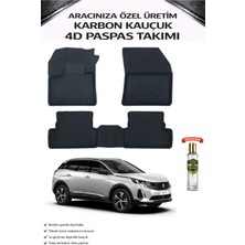 Peugeot 3008 2023 Model Aracınıza Özel Karbon Kauçuk Paspas Takımı