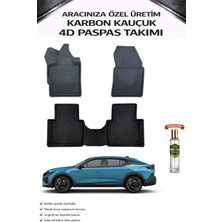 Peugeot 408 Hybrid  2026 Model Aracınıza Özel Karbon Kauçuk Paspas Takımı