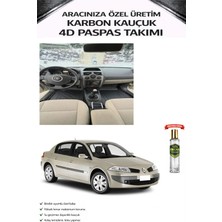 Renault Megane 2 Sedan 2008 Model Aracınıza Özel Karbon Kauçuk Paspas Takımı