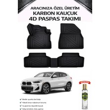 Bmw X2 2021 Model Aracınıza Özel Karbon Kauçuk Paspas Takımı