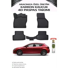 Seat Leon 2017 Model Aracınıza Özel Karbon Kauçuk Paspas Takımı