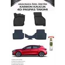 Seat Leon 2023 Model Aracınıza Özel Karbon Kauçuk Paspas Takımı