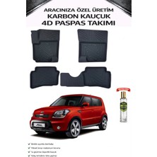 Kia Soul 2009 Model Aracınıza Özel Karbon Kauçuk Paspas Takımı