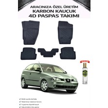 Seat Ibiza 2004 Model Aracınıza Özel Karbon Kauçuk Paspas Takımı