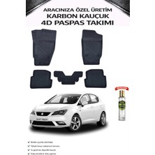 Seat Ibiza 2015 Model Aracınıza Özel Karbon Kauçuk Paspas Takımı