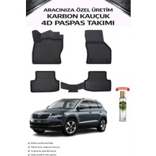 Skoda Karoq 2022 Model Aracınıza Özel Karbon Kauçuk Paspas Takımı