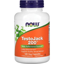 Now Testojack (Özelsporcugıdaların'dan !!) 200 Natural Test Booster 120 Veg Capsul.abd Menşei.61.