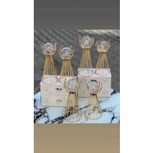 HS Dekoratif 2 Li Kristal Toplu