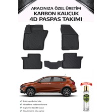 Fiat Egea Cross 2020 Model Aracınıza Özel Karbon Kauçuk Paspas Takımı