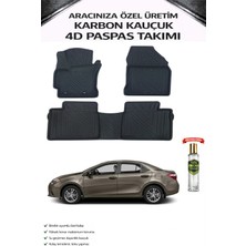 Toyota Corolla 2018 Model Aracınıza Özel Karbon Kauçuk Paspas Takımı