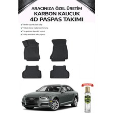 Audi A4 2021 Model Aracınıza Özel Karbon Kauçuk Paspas Takımı