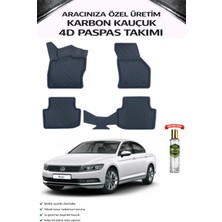 Volkswagen Passat B8 2017 Model Aracınıza Özel Karbon Kauçuk Paspas Takımı