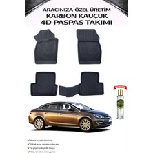 Opel Astra J Sedan 2010 Model Aracınıza Özel Karbon Kauçuk Paspas Takımı