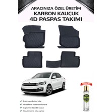 Citroen C-Elysee 2016 Model Aracınıza Özel Karbon Kauçuk Paspas Takımı